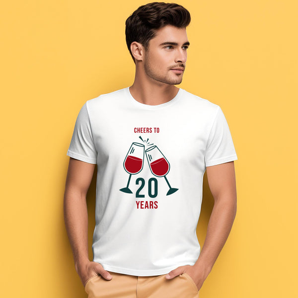 Cheers to 20 Years T-Shirt