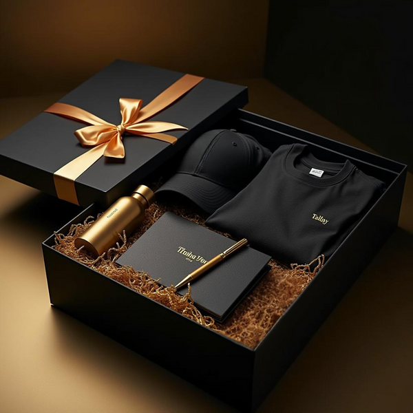 Memat Luxury Black & Gold Gift Box Set