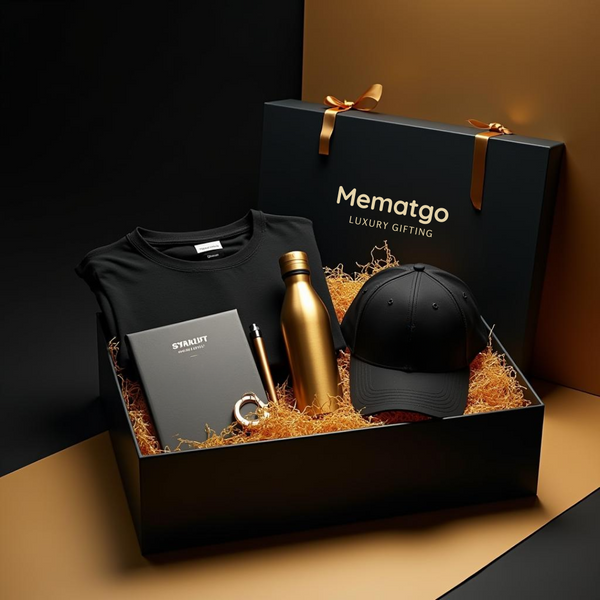 Memat Prestige Black & Gold Gift Box Set