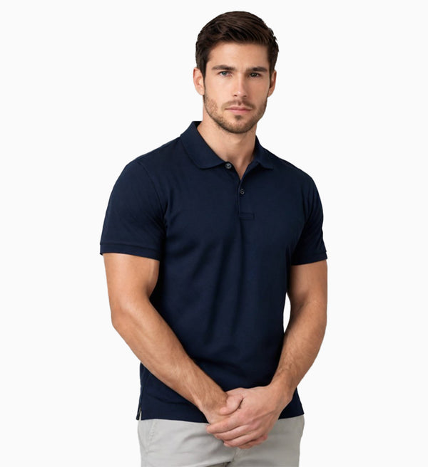 Navy Blue Polo T-Shirt