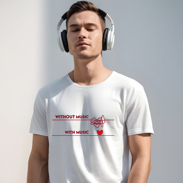 Without Music With Music T-Shirt