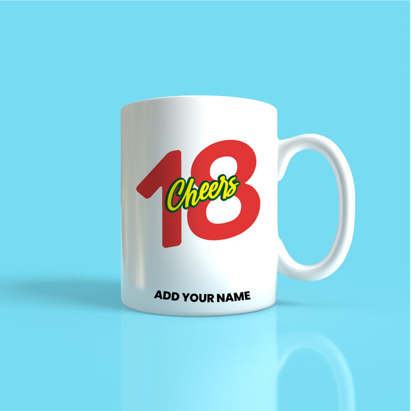 Cheers 18th Mug