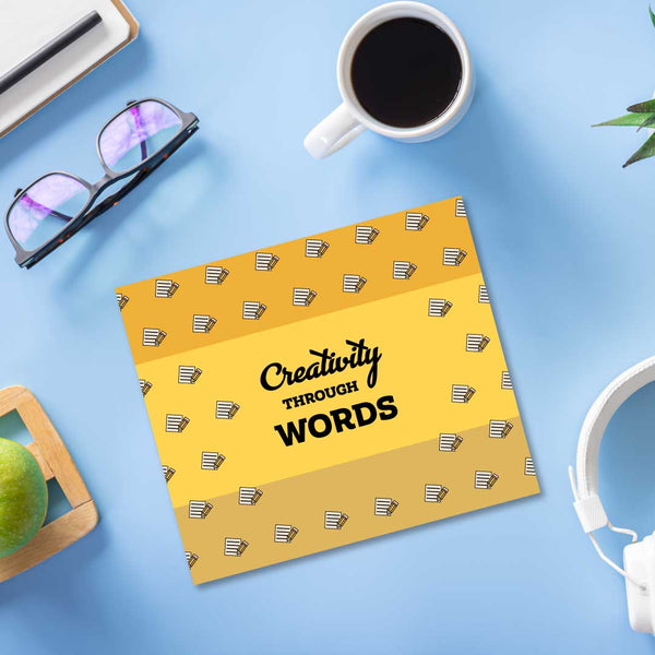 Creativity Through Words Mousepad