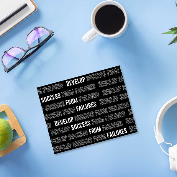 Develop Success from Failures Mousepad