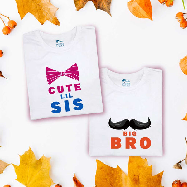 Big Bro & Cute Lil Sis (set of 2) T-Shirt