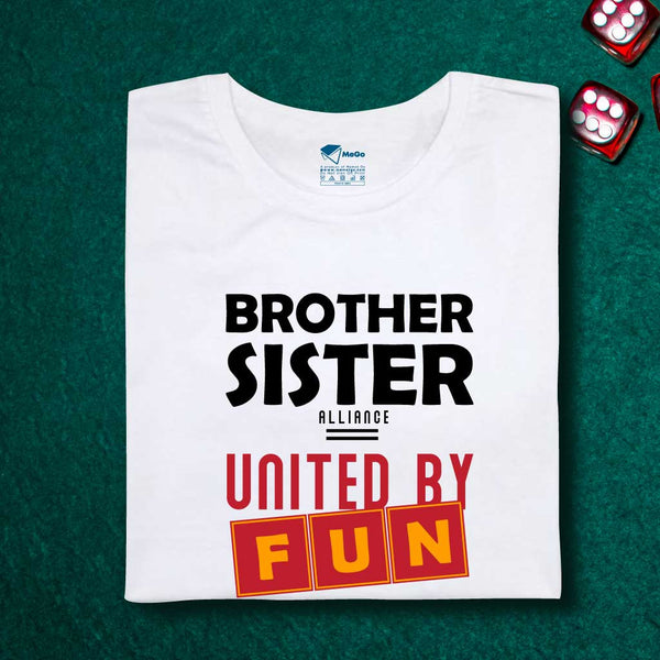 Brother Sister Alliance United by Fun (set of 2) T-Shirt